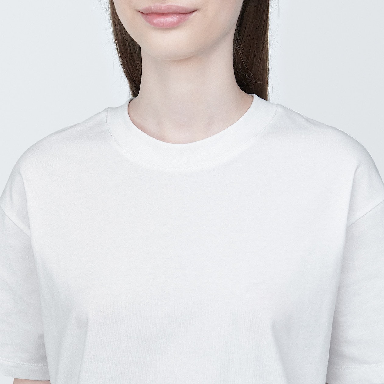 Áo Thun Nữ Cổ Tròn Tay Ngắn MUJI