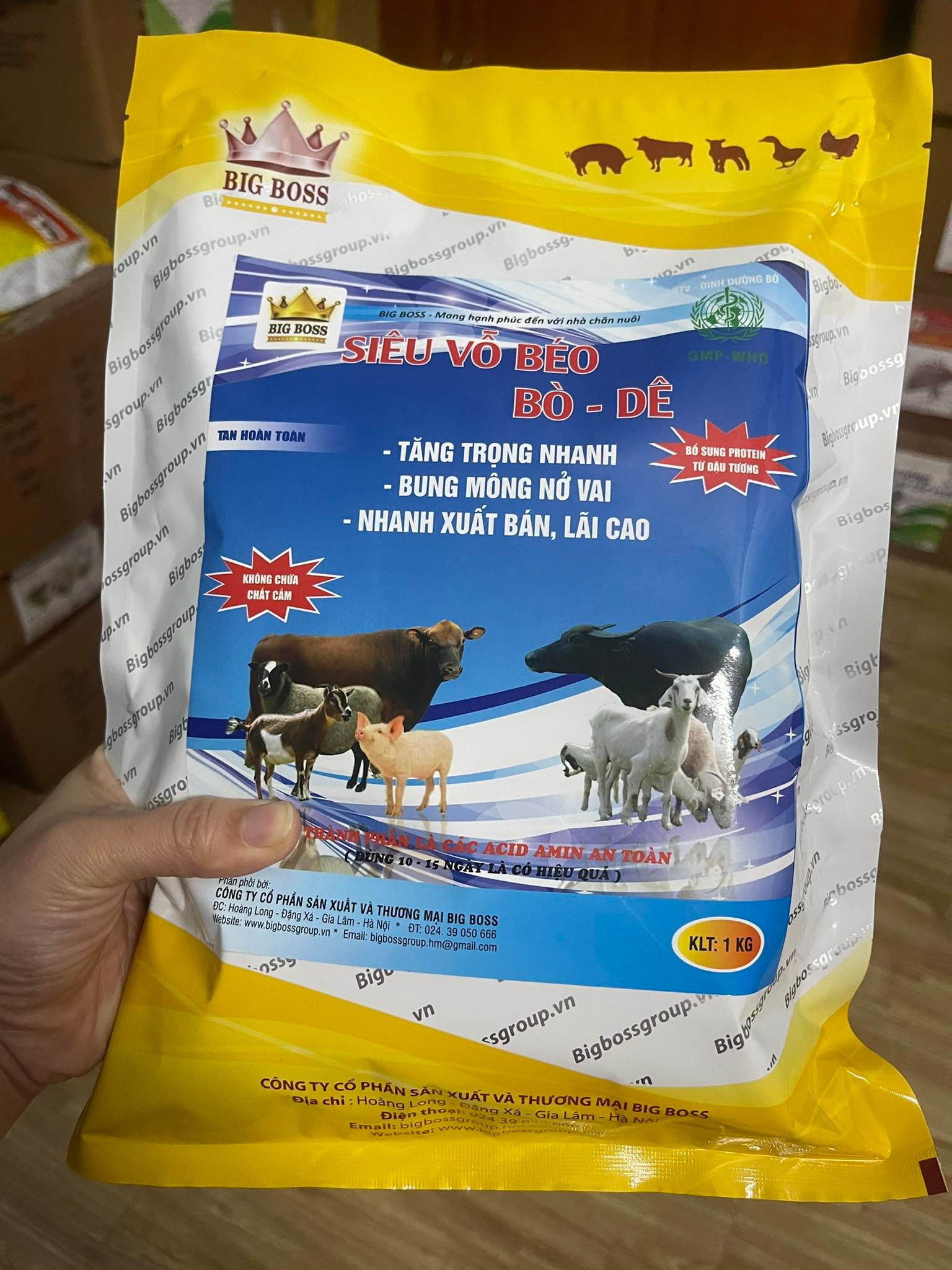 Siêu vỗ béo bò dê