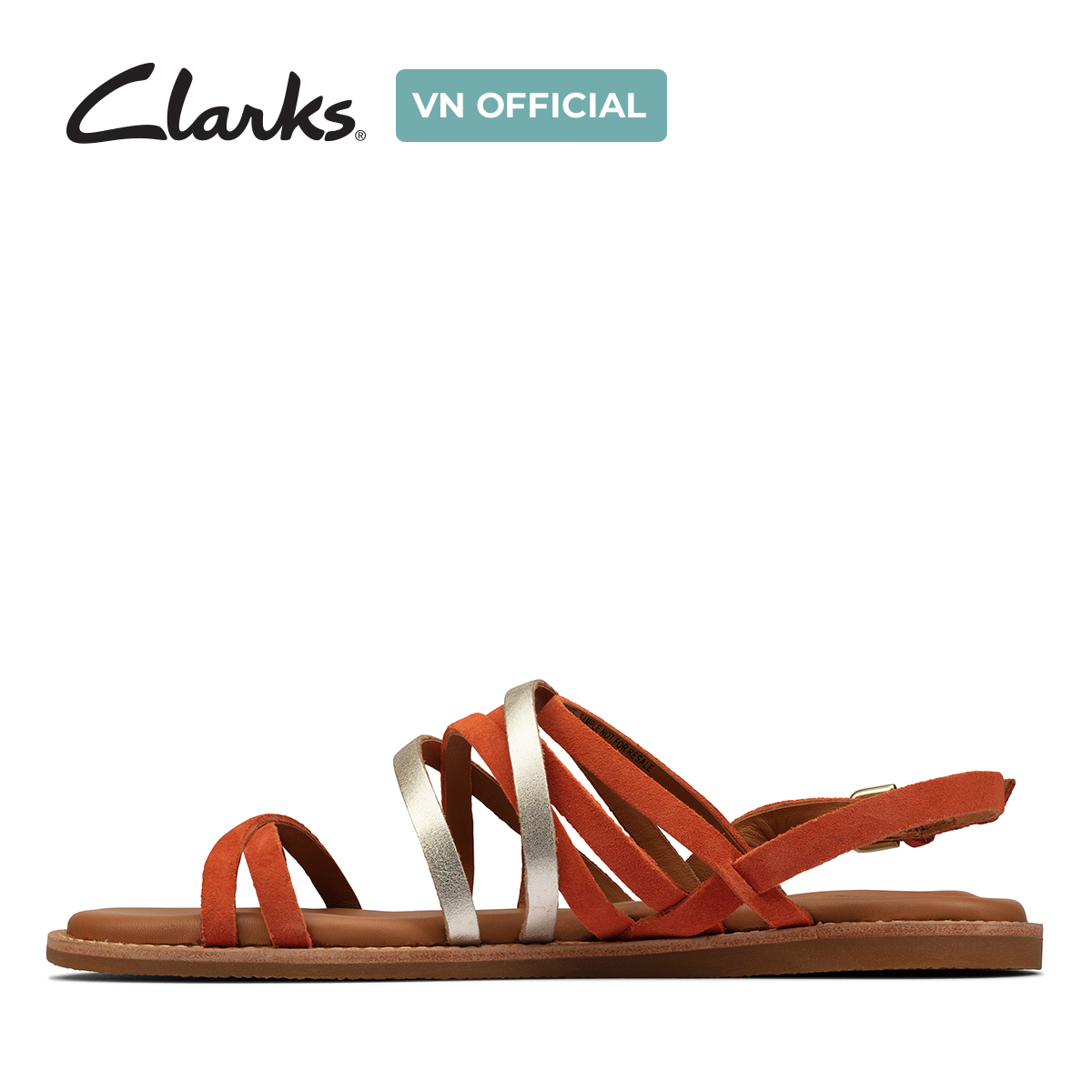 Giày Sandal Da Nữ Clarks - Karsea Ankle
