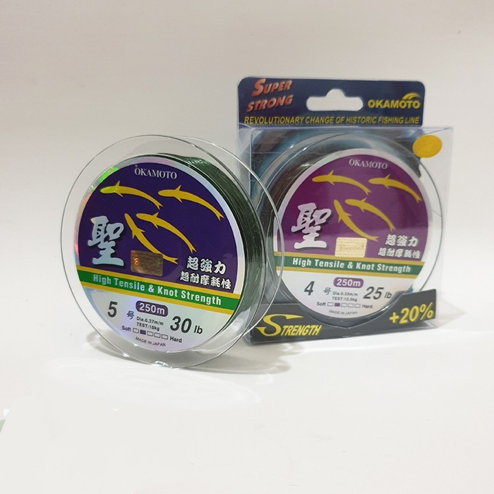 CƯỚC CÂU CÁ NHẬT BẢN OKAMOTO 250M