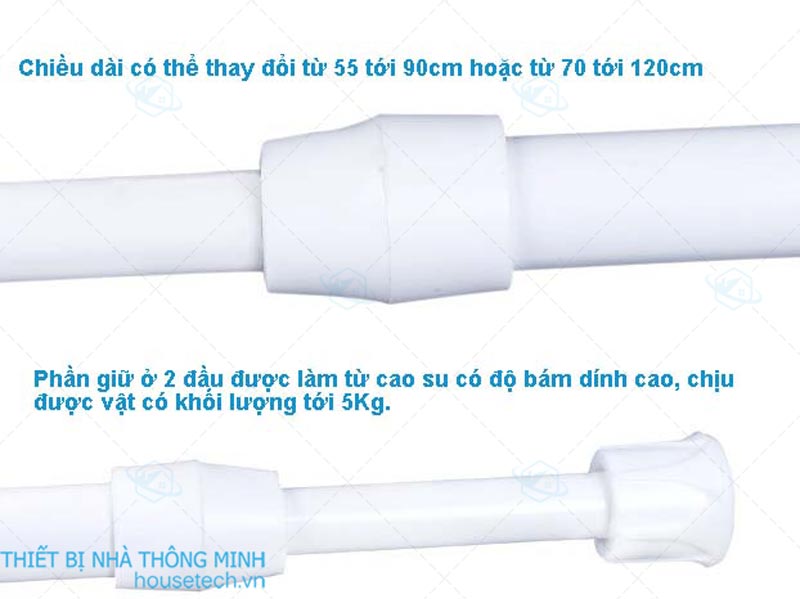 Thanh treo đa năng Nhật Bản HT01 – không cần bắt vít