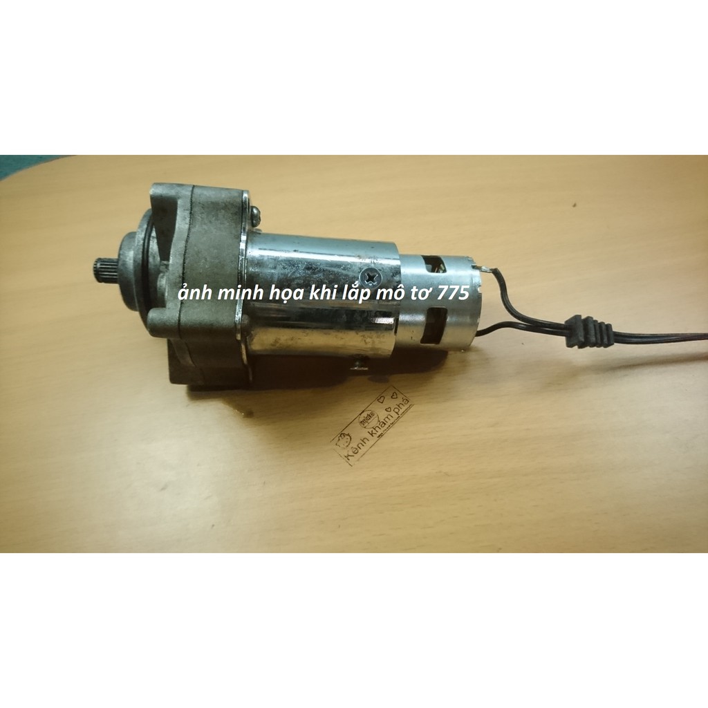 Bộ Giảm Tốc Cho Mô Tơ 775 Tỉ Lệ 1:6