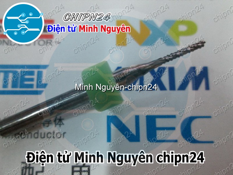 [1 cây] Mũi phay mạch in CNC 1.2mm (Mạch điện tử, PCB) - HH001152