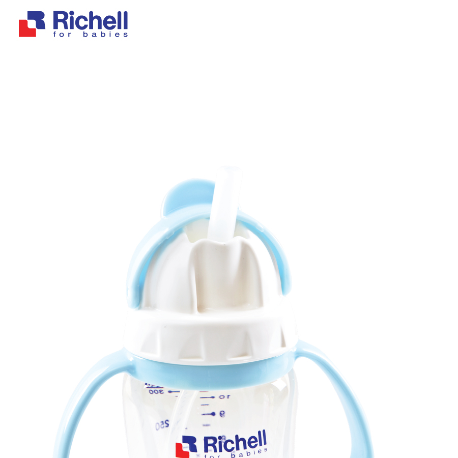 BÌNH ỐNG HÚT PPSU RICHELL (200ML-XANH LƠ