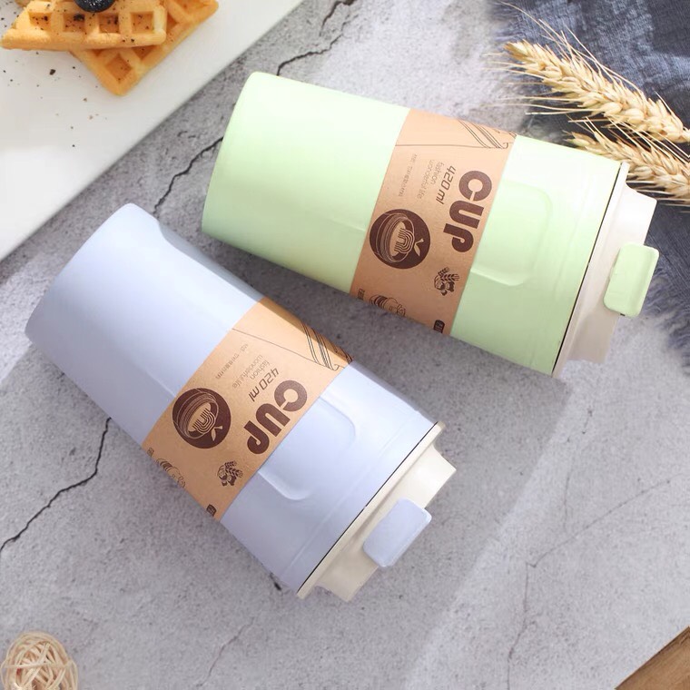 Cốc giữ nhiệt lúa mạch an toàn sức khỏe cao cấp 420ml