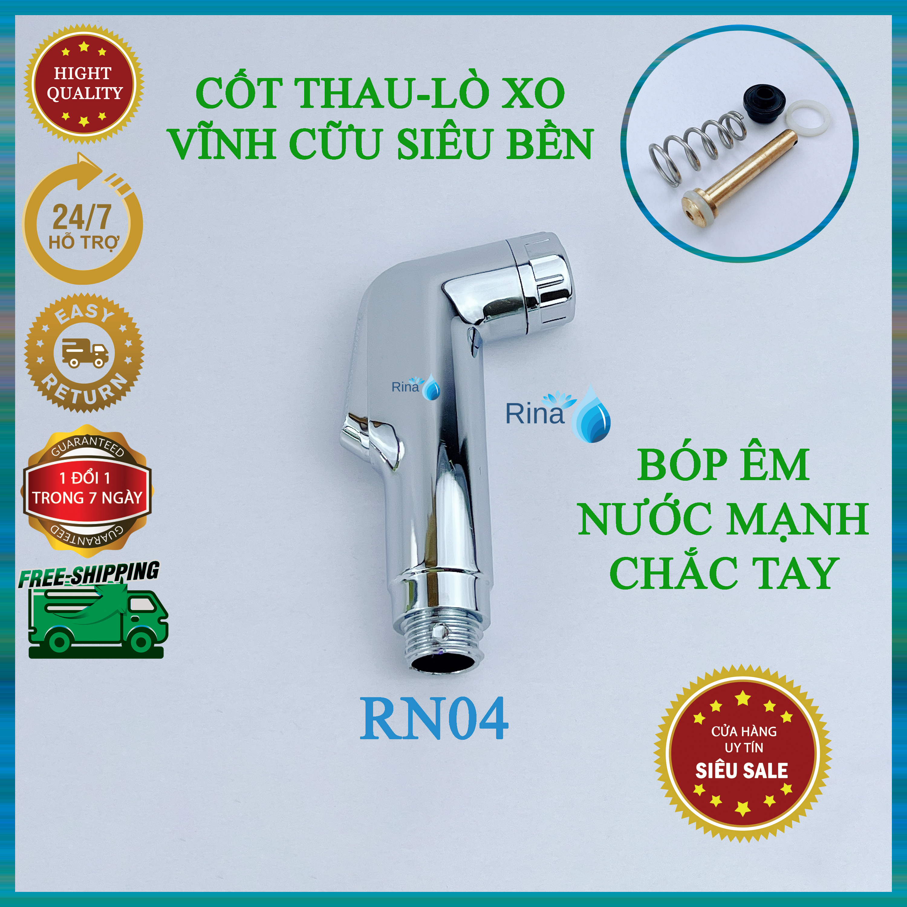 Đầu vòi xịt vệ sinh các loại mẫu mới đa dạng 2023 đầu xịt vệ sinh vòi xịt vệ sinh bồn cầu, vòi xịt vệ sinh rina