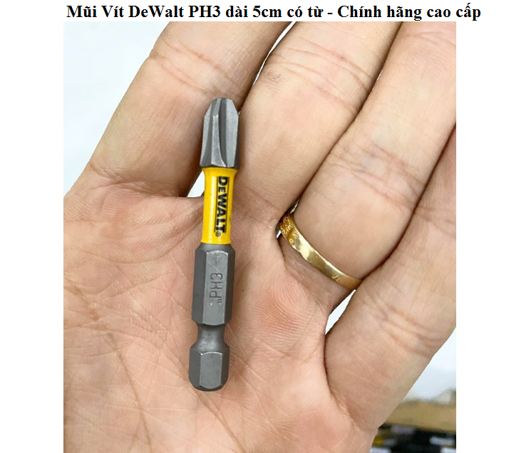 Mũi Vít DeWalt PH3 chính hãng loại xịn 5cm