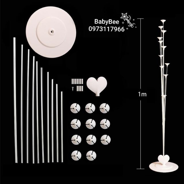 Trụ Mika Bóng Bay Cao 103Cm