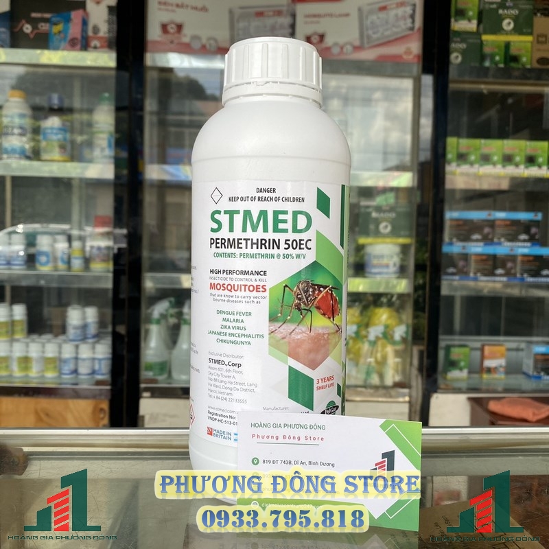 Thuốc diệt muỗi STMED PERMETHRIN 50EC - 1 LÍT