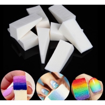 Bông mút ombre làm dặm móng tay làm nail
