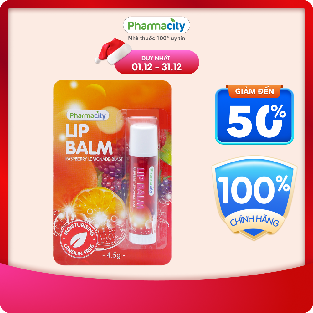 Son Dưỡng PHARMACITY LIP BALM RASPBERRY LEMONADE BLAST