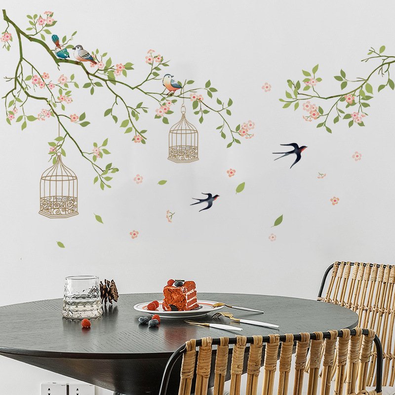 Tranh decal dán tường CHIM ÉN - Tranh dán tường