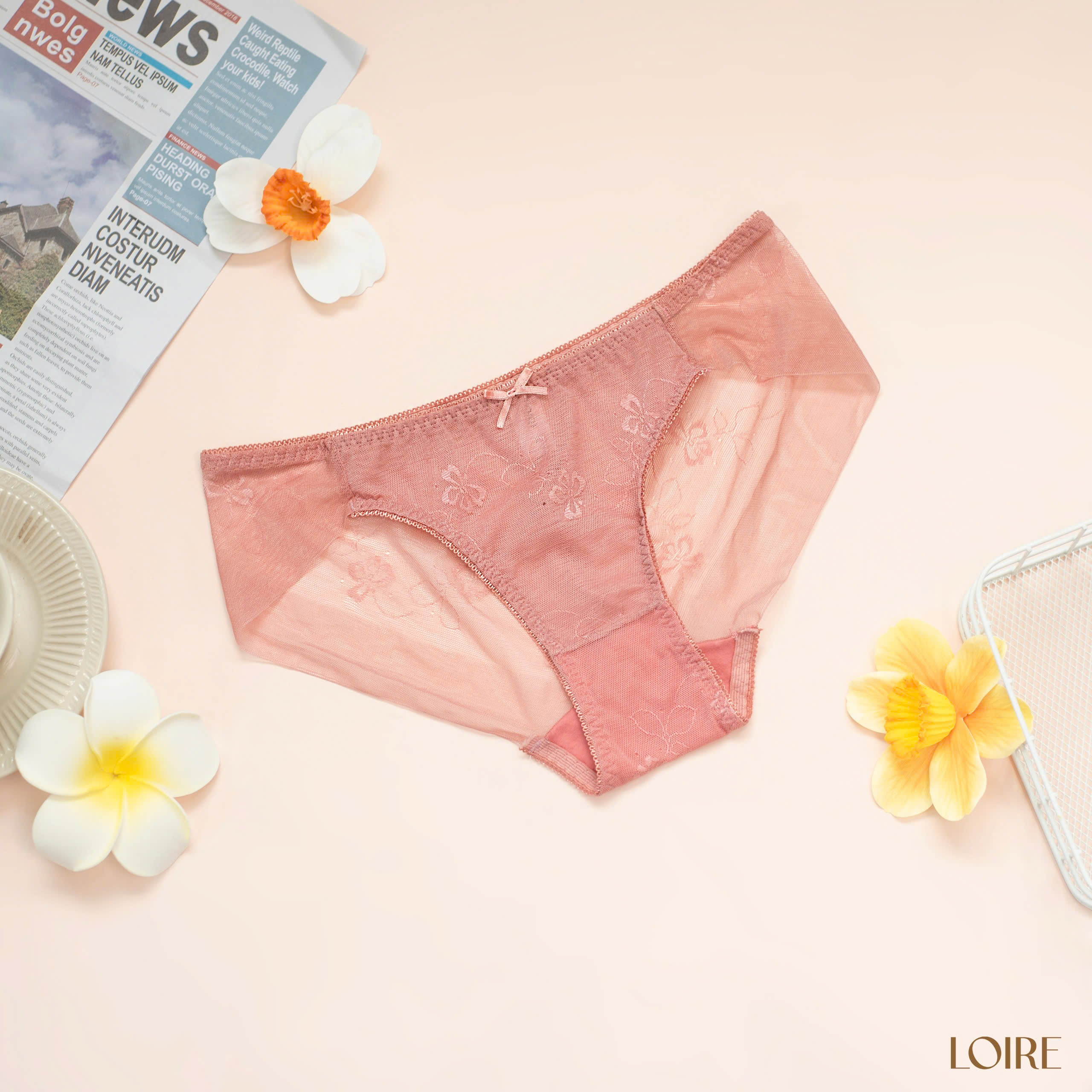 Quần Lót Ren Mềm Mịn Loirechic QLBK71