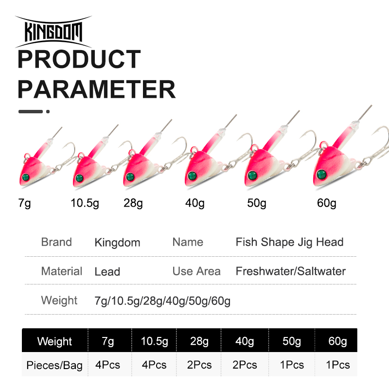 Kingdom Mồi Câu Cá JIG Mồi Cứng