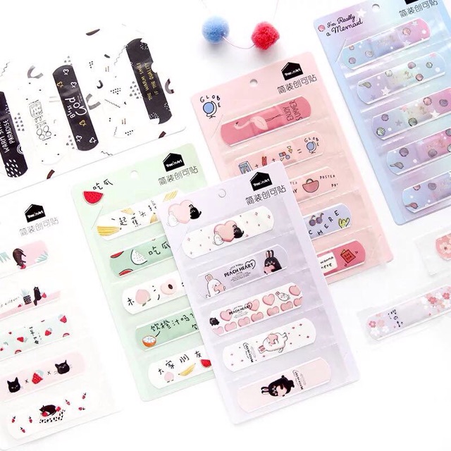 Băng keo cá nhân urgo hoạt hình cute (5 miếng)