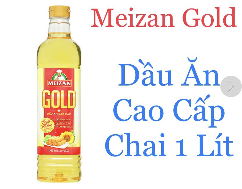 Dầu ăn cao cấp Meizan Gold chai 1 Lít