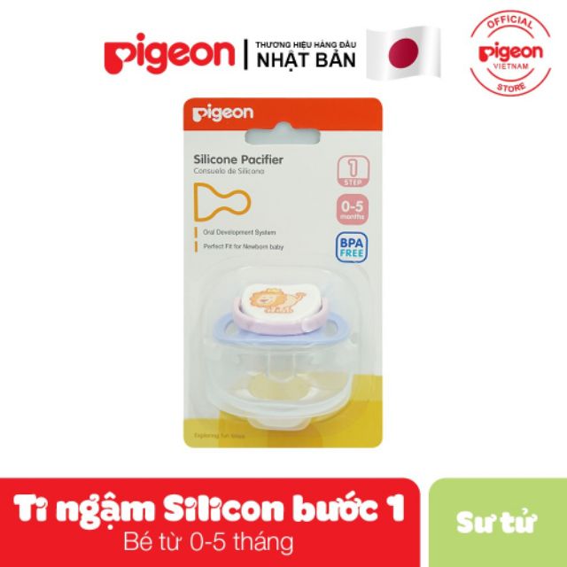 Ty Ngậm Pigeon Bước 3 Cho Bé Từ 8 Tháng