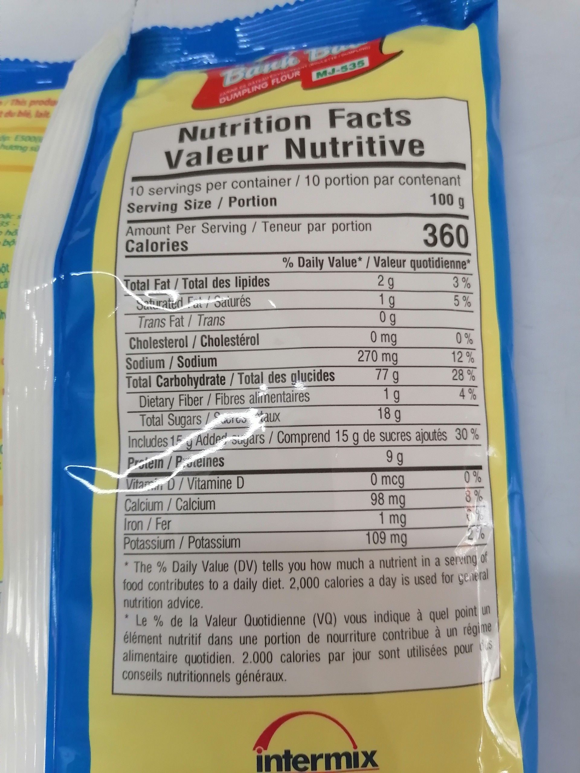 [Gói 1 Kg] BỘT LÀM BÁNH BAO [VN] MIKKO Dumpling Flour (halal) (btn-hk)