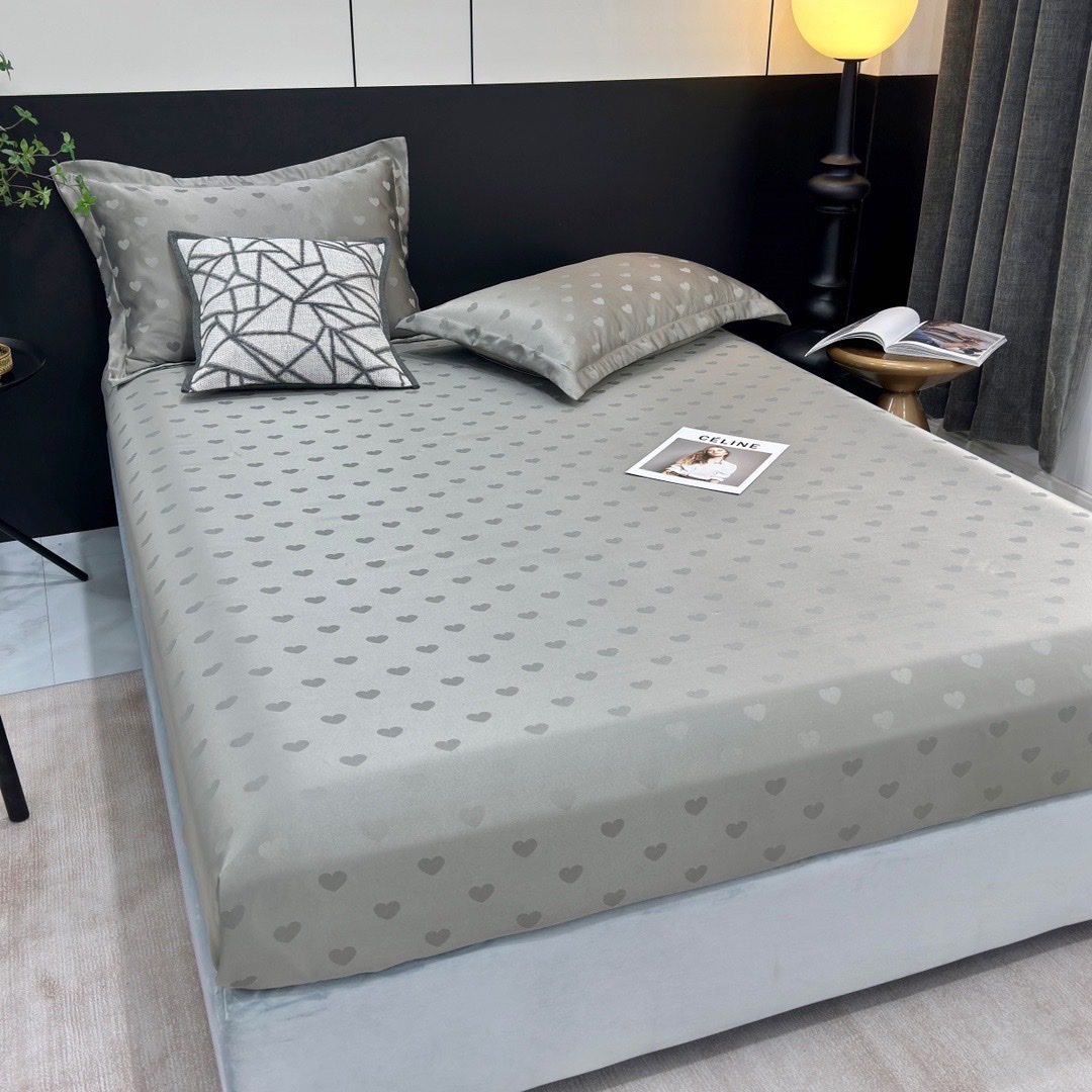 SET 3 MÓN VỎ GA GỐI PHI LỤA TIM SIÊU XINH FULL MÀU