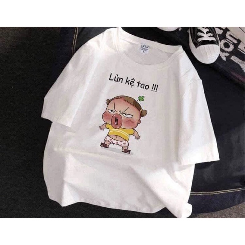 Áo thun form rộng Freesize