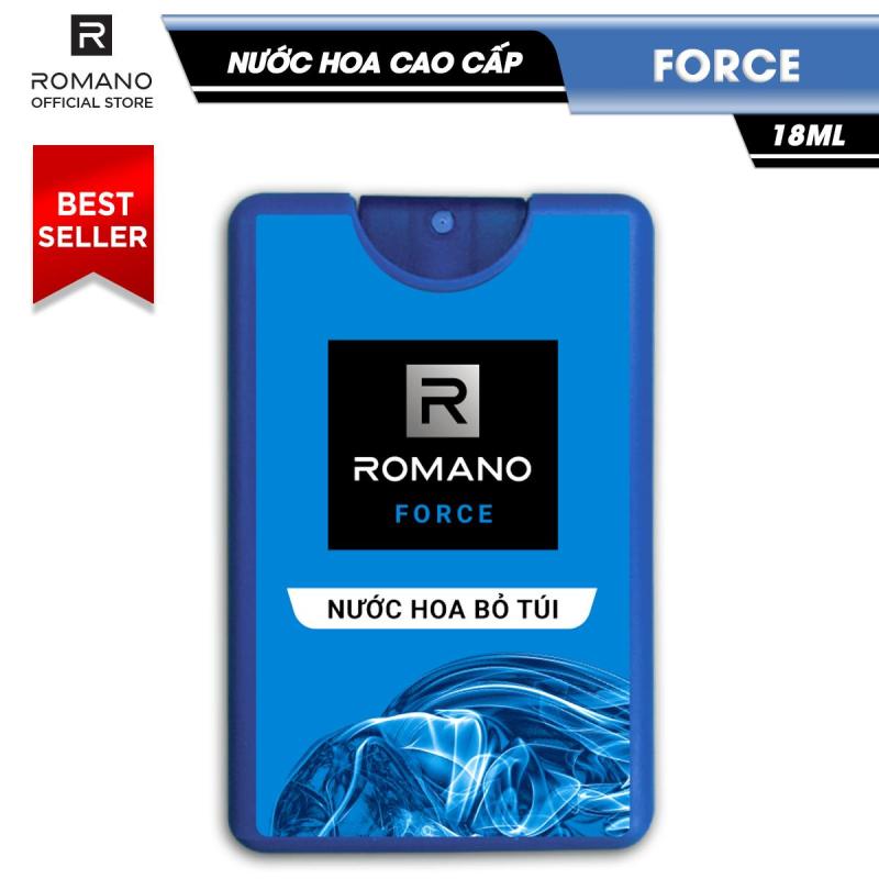 Nước hoa bỏ túi Romano Force tươi mát năng động 18ml nhập khẩu