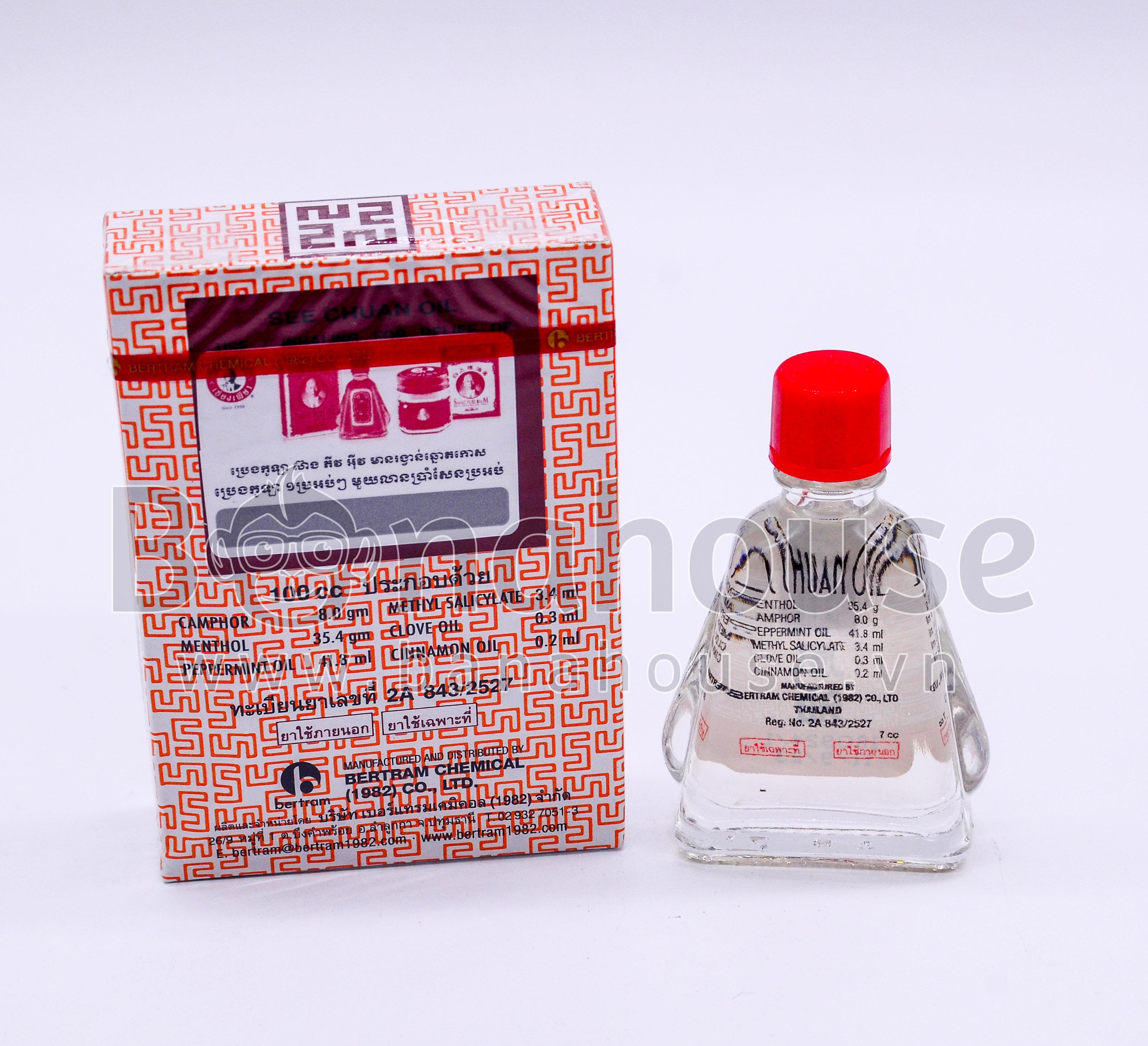 Bộ 06 chai Dầu See Chuan 7ml