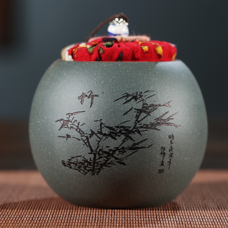Yixing zisha tea pot, quặng thô, ấm trà thủ công tinh khiết, hoa mận, lan, trúc, hoa cúc, hộp đựng trà, hộp quà một mảnh
