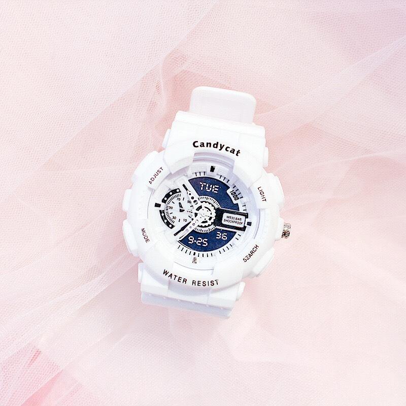 Đồng hồ thể thao nam nữ thông minh candycat