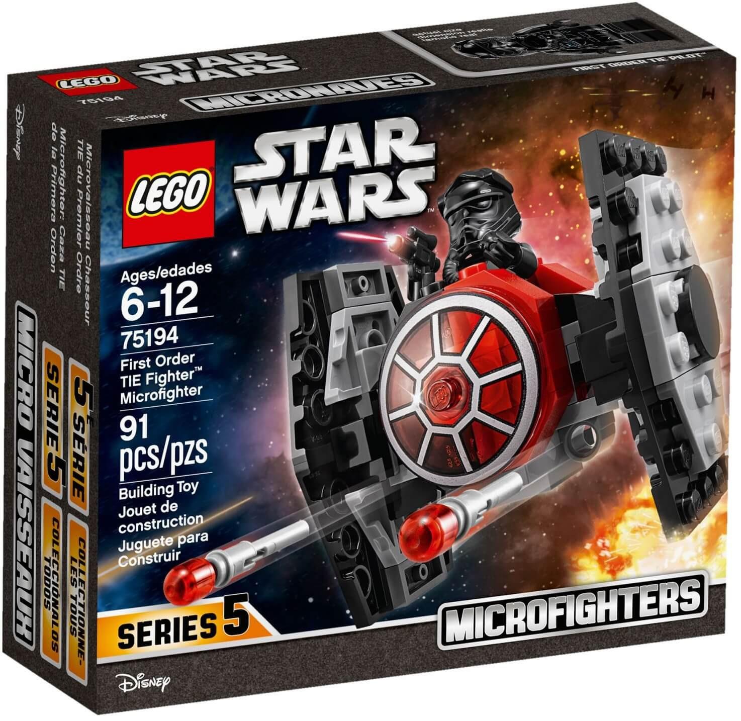 Mua đồ chơi LEGO Star Wars 75194 - Phi Thuyền TIE Fighter First Order (LEGO Star Wars 75194 First Order TIE Fighter Microfighter)