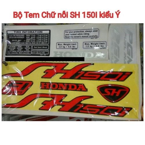 Bộ Tem Nổi cho Sh 150I Kiểu Ý Phản Quang