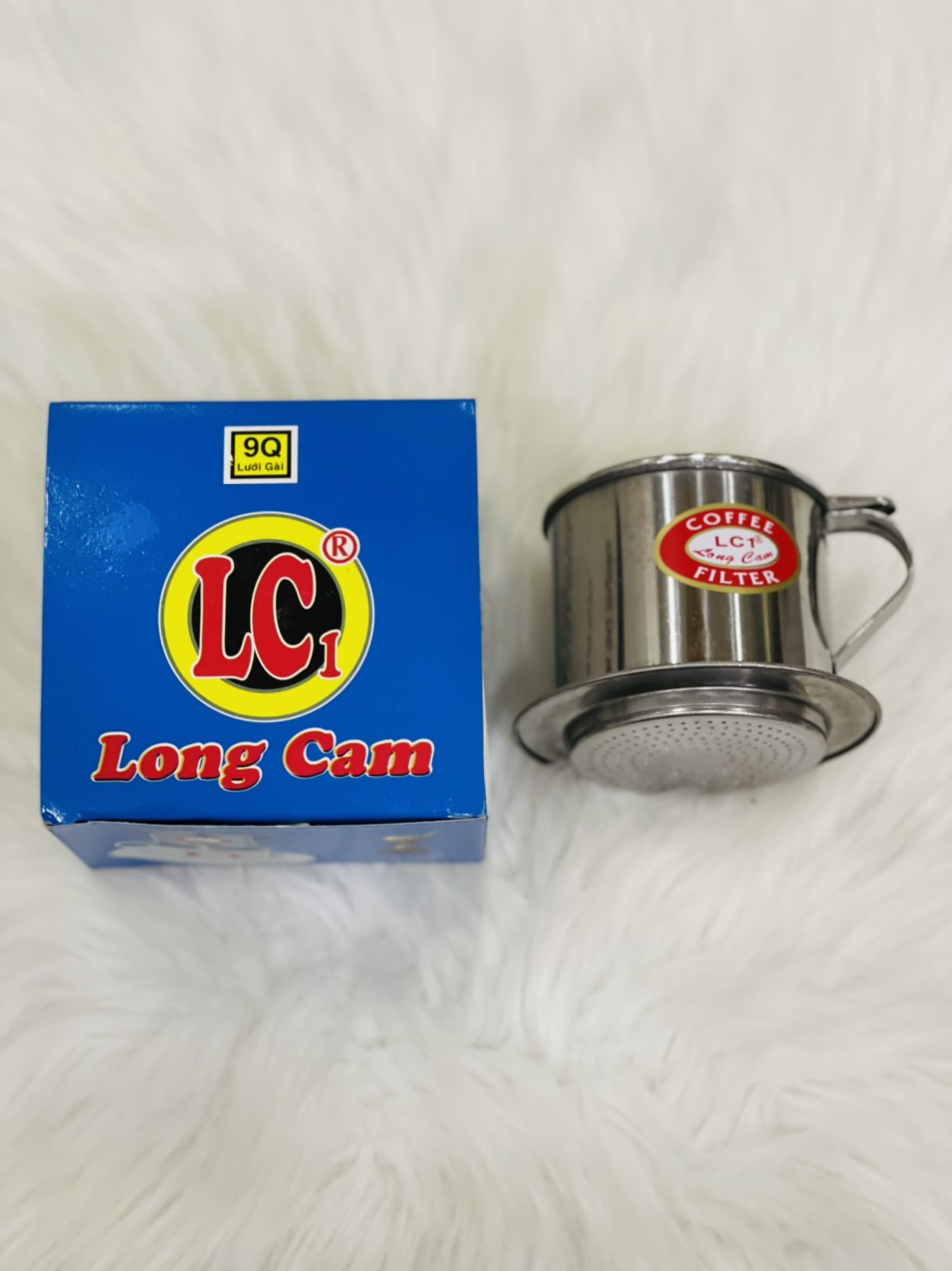 Phin pha cà phê số 9 bằng inox Coffee Finter cafe đẹp cao cấp Sài Gòn Long Cam