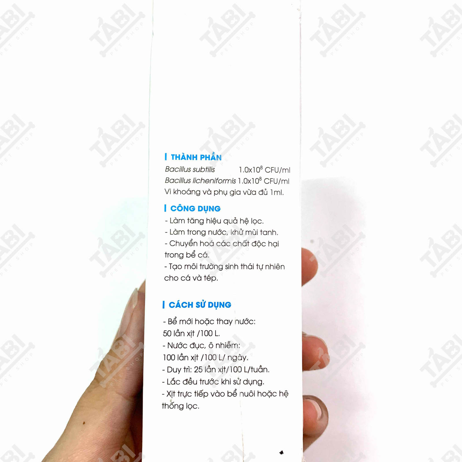 Dung Dịch CLEAR KOIKA 100ML Vi Sinh Làm Trong Nước Hồ Cá Bể Cá