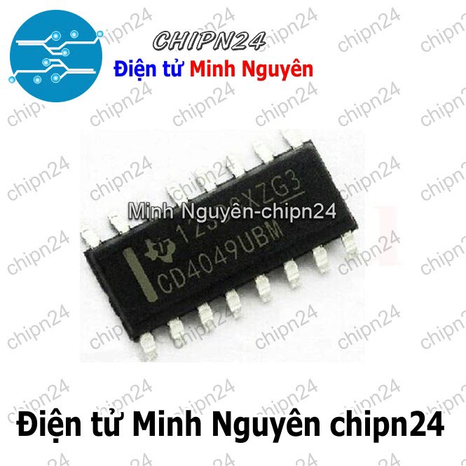 [3 con] (SOP) IC Dán CD4049 SOP-16 (SMD) (CD4049BM 4049) - HH003402