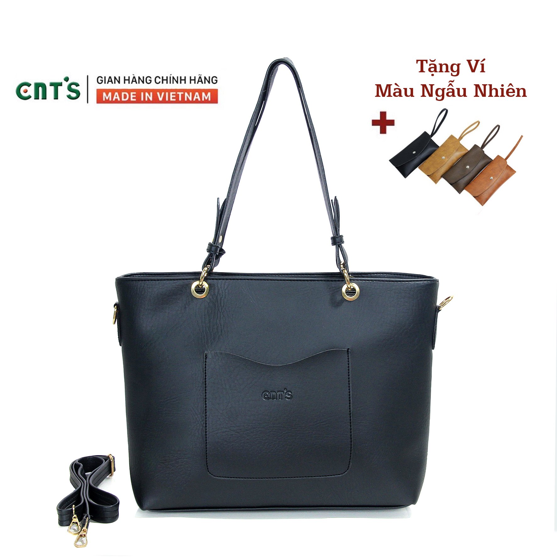 Túi xách nữ thời trang CNT TX42 cao cấp (Kèm ví)