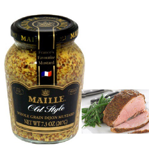 Mù Tạt Nguyên Hạt Maille 865gr Whole Grain Mustard - Nhập Khẩu Pháp
