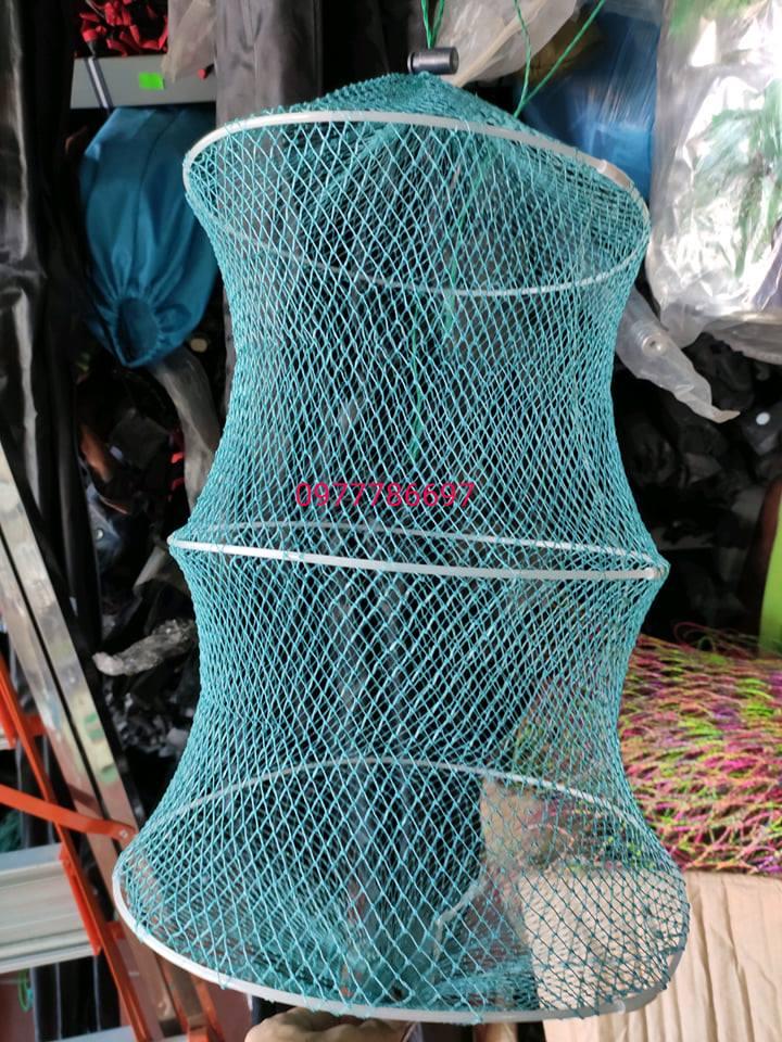 giỏ đựng cá màu xanh
