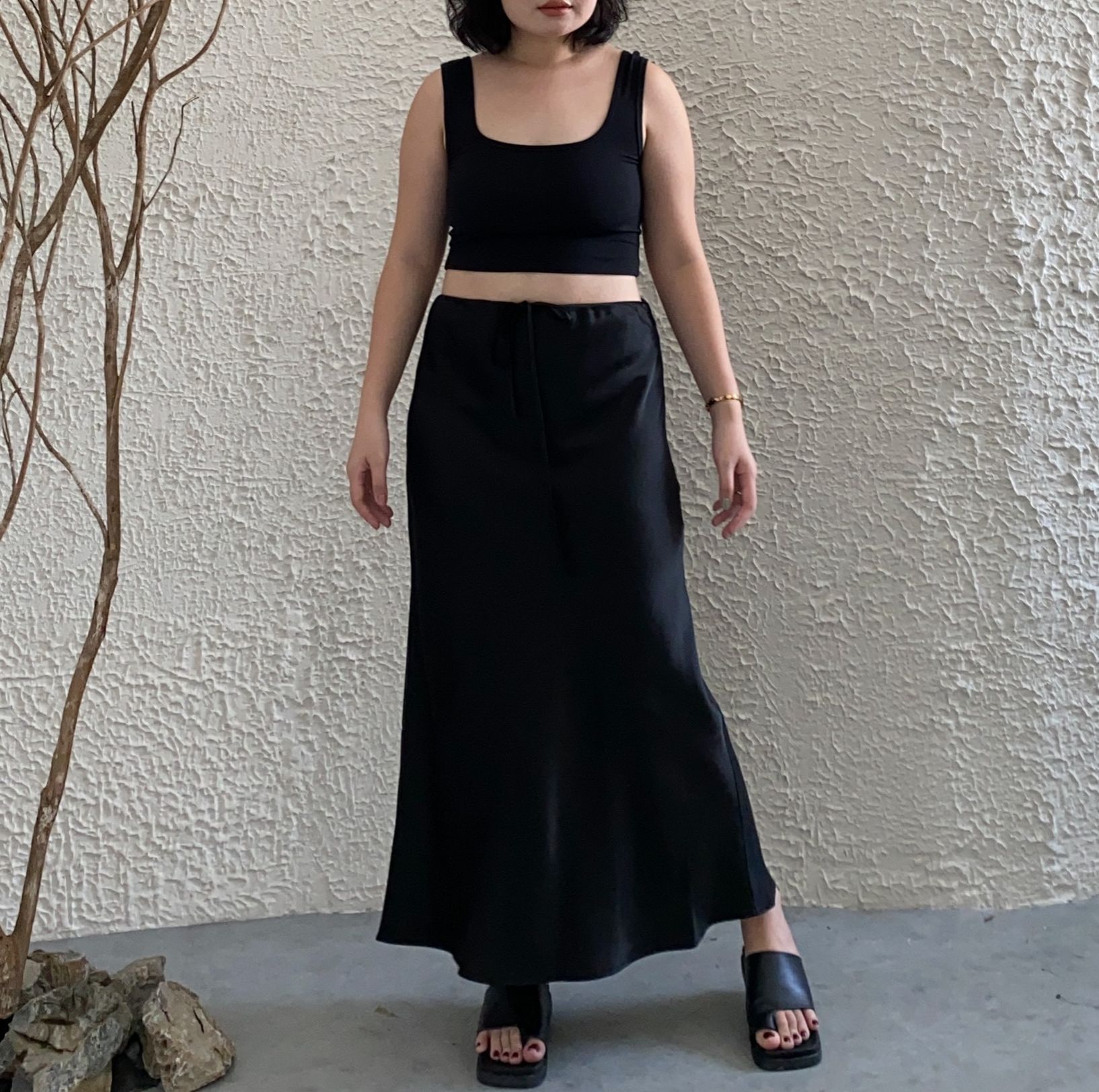 Chân váy midi bigsize chất lụa dáng đuôi cá shop bigsize (Đủ size to 55 - 90kg) - /NOTE.BIGSIZE/