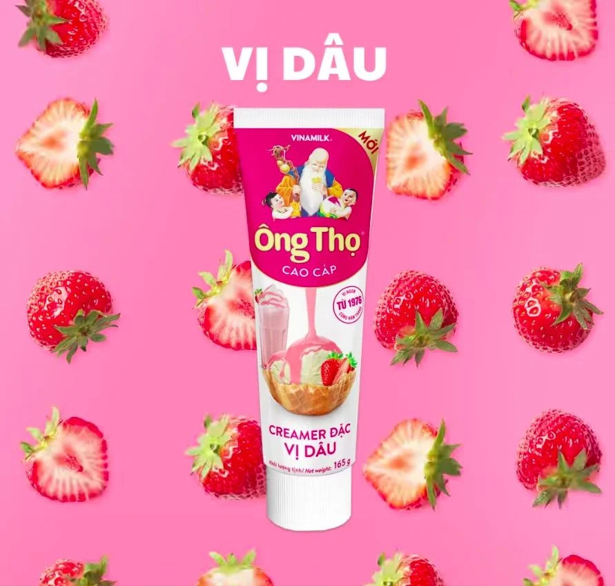 Combo 3 Tuýp 3 Vị Sữa Đặc Ông Thọ Tuýp 165g