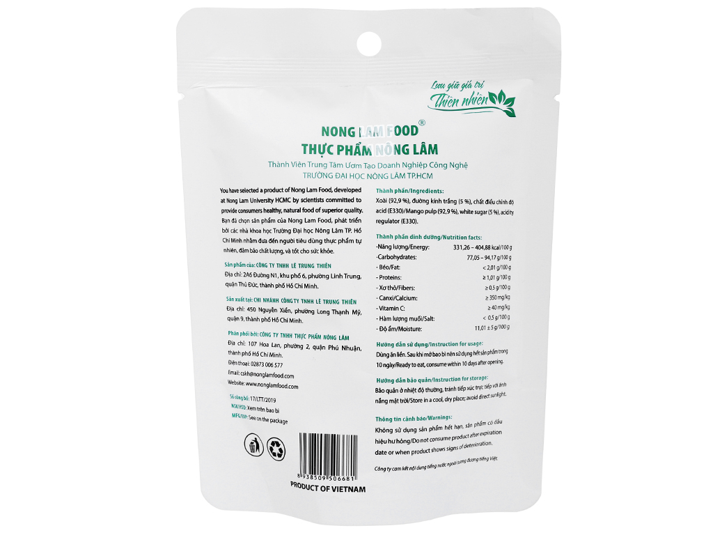 Xoài sấy dẻo 50g