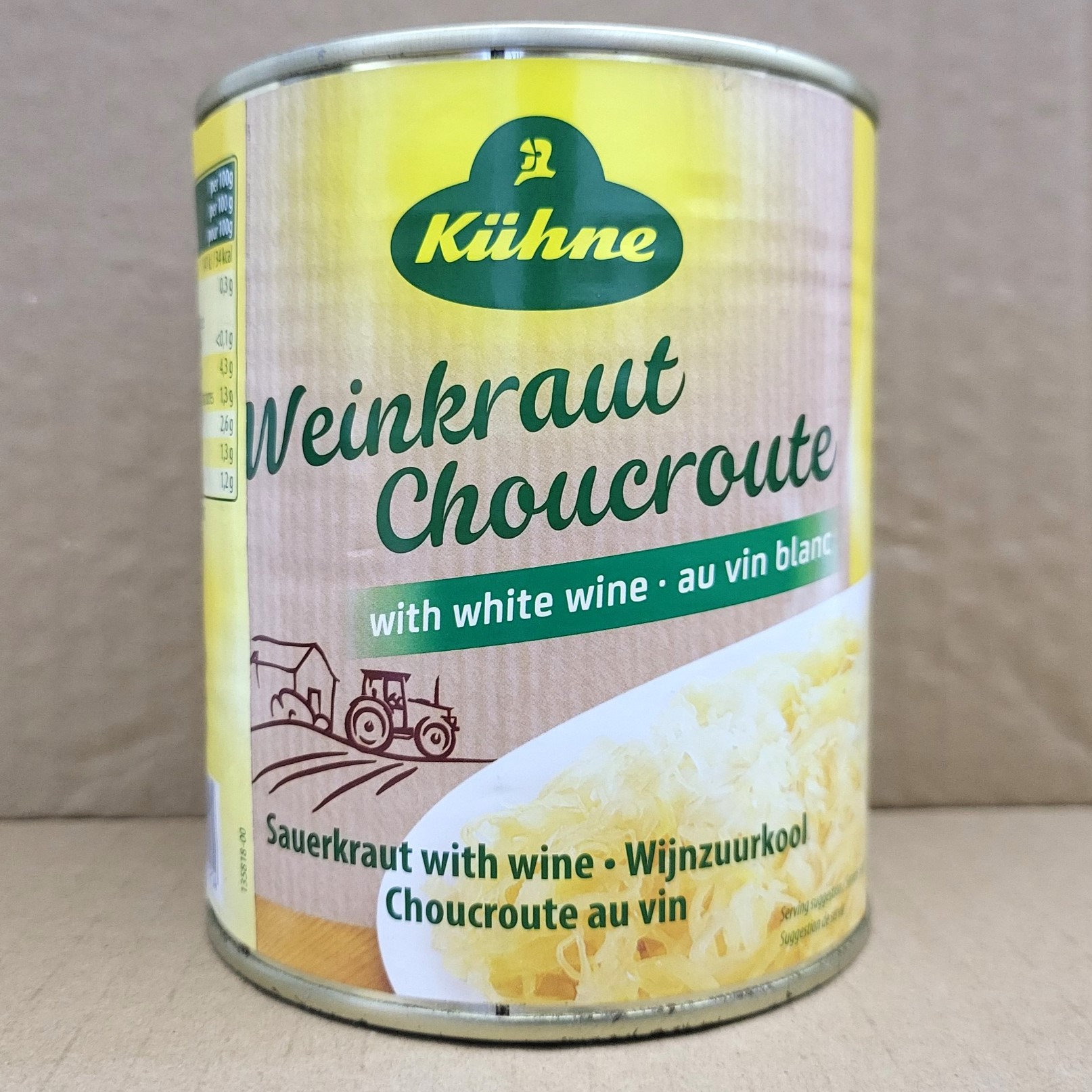 [Hộp 810g] BẮP CẢI MUỐI [Germany] KUEHNE Sauerkraut (anm)