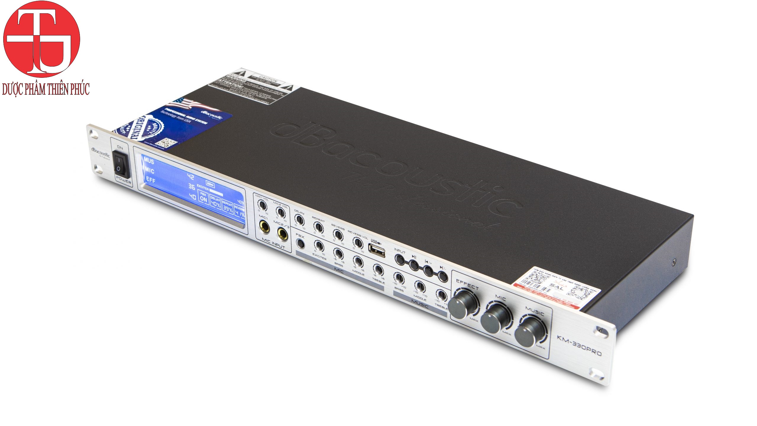 Vang cơ lai số karaoke dbacoustic db km330 pro - công ty thiên phúc