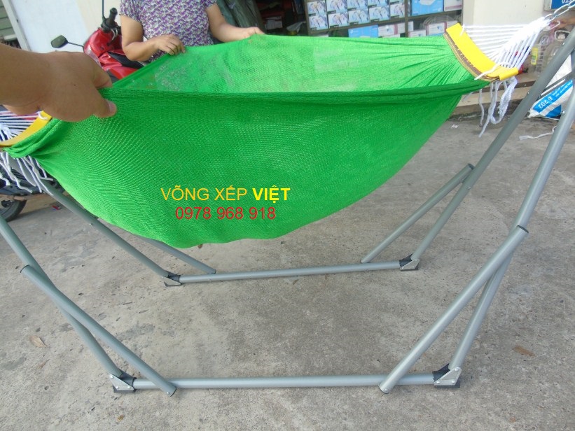 Võng xếp sơn bóng size người lớn giá buôn