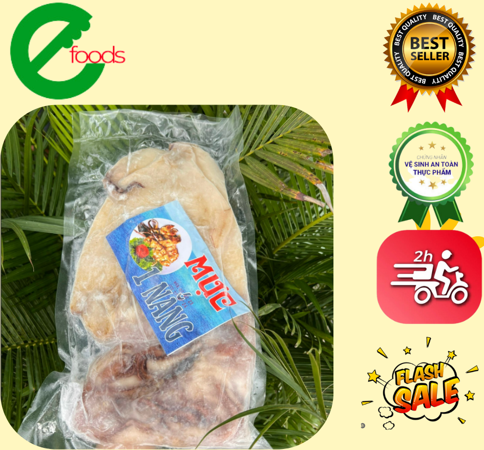 Mực 1 Nắng Thơm Ngon 1KG (Chọn Giao Hàng 2h giúp shop )