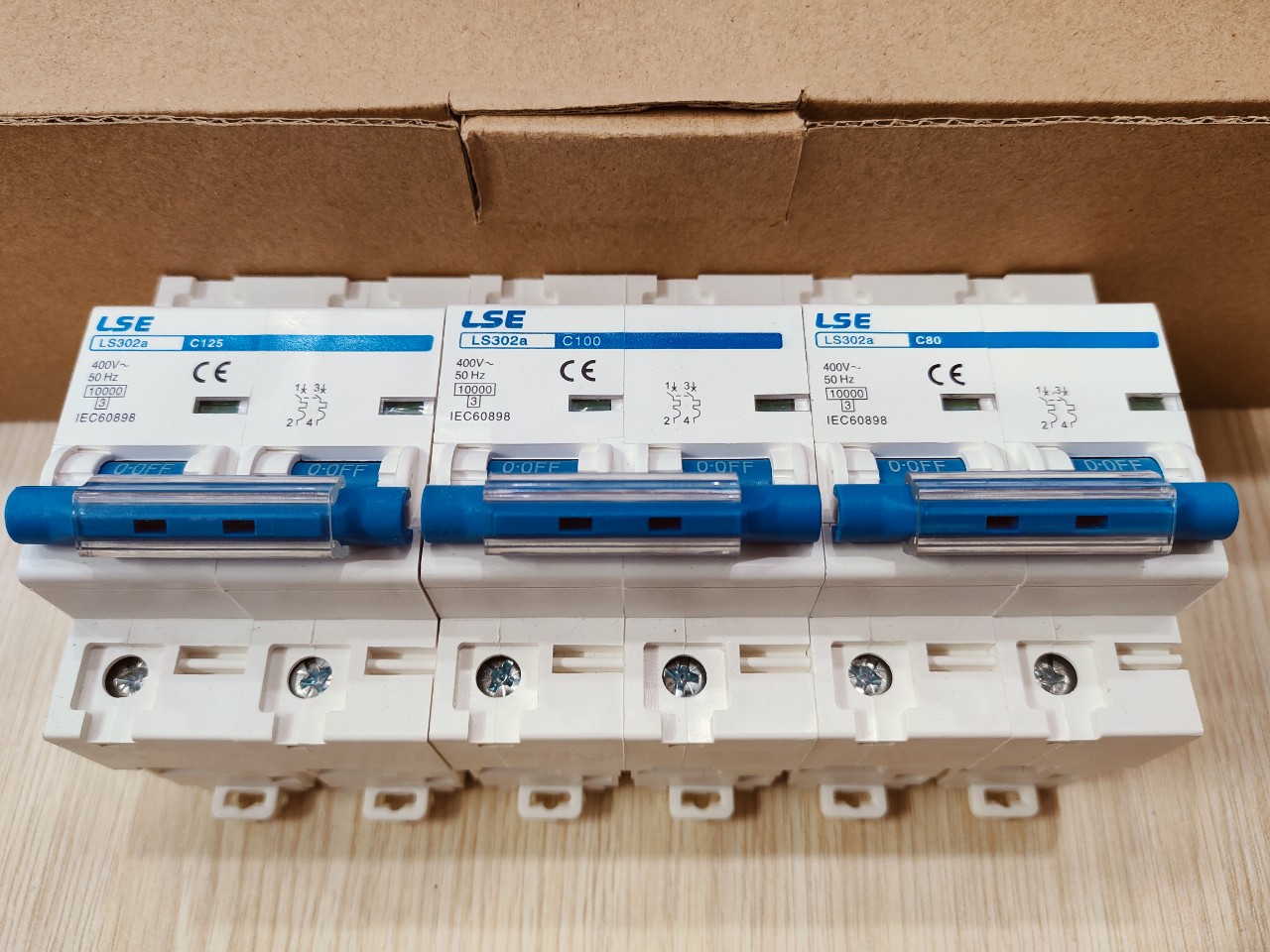 MCB APTOMAT 2 Pha- CB Tép 2 Pha LSE 80A/100A/125A