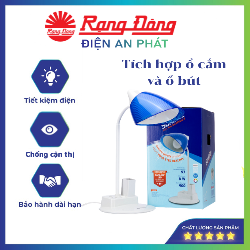 Đèn bàn LED Model: RD-RL-40 8W (OC-OB) Rạng Đông
