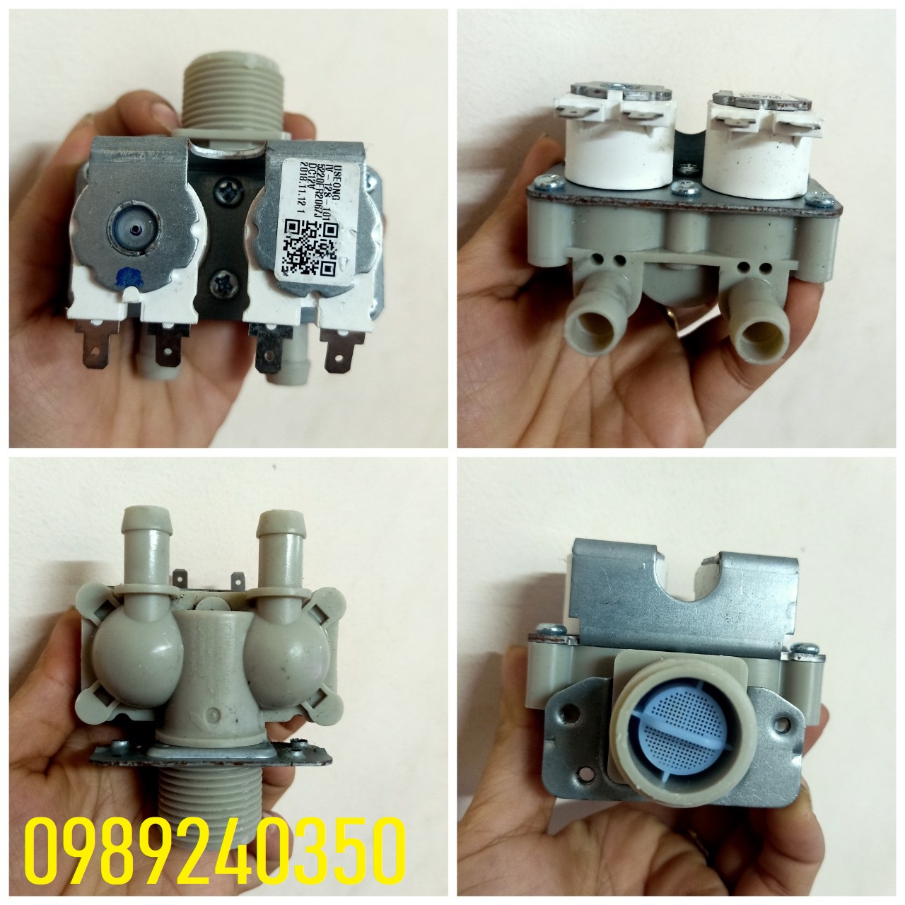 Van cấp nước đôi máy giặt lg 12v chính hãng