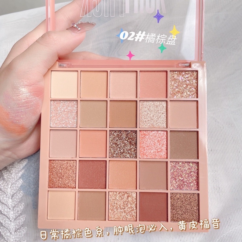 [MAKE UP] Bảng Phấn Mắt LUCK 25 Ô Siêu Tây