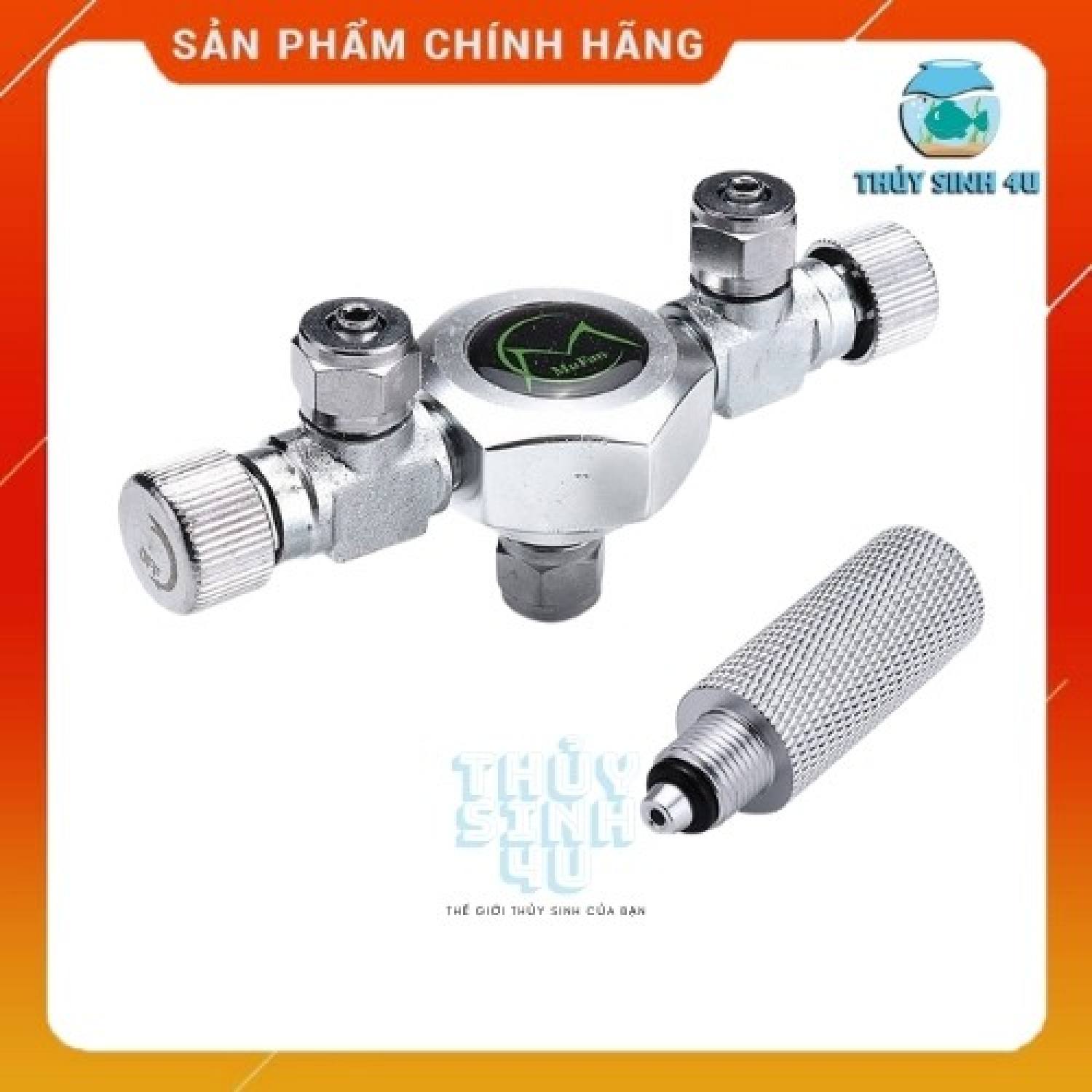 Van chia 2 CO2 Mufan giá rẻ chính hãng