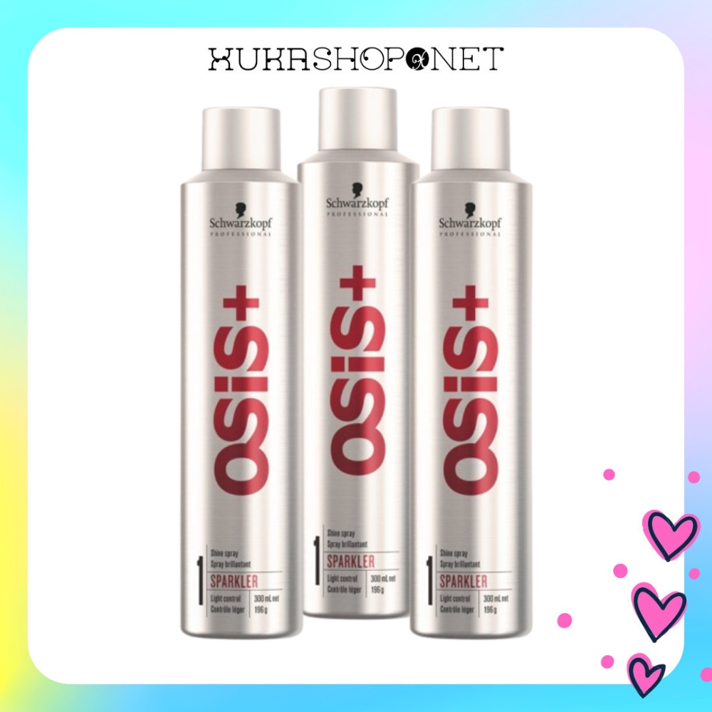 Keo xịt bóng tóc osis+ 1 sparkler 300ml