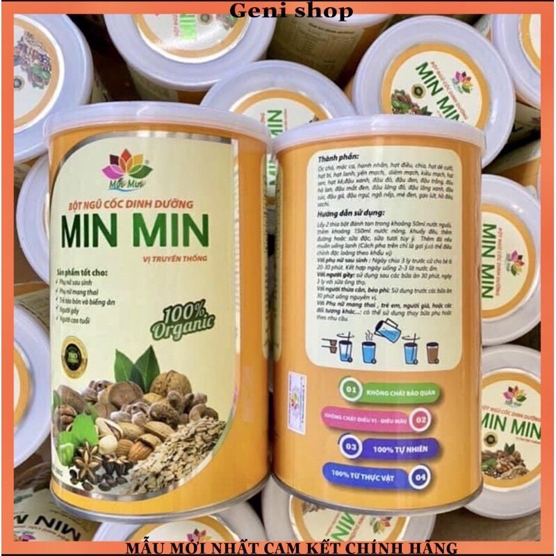Combo 5 hộp ngũ cốc lợi sữa Min Min
